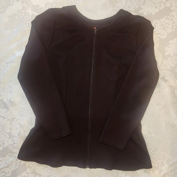 Ruby Ribbon Brown Ponte Jacket #0104 - Picture 10 of 13